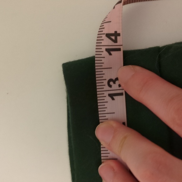 Beautiful Forest Green wool blend circle skirt - Picture 2 of 6